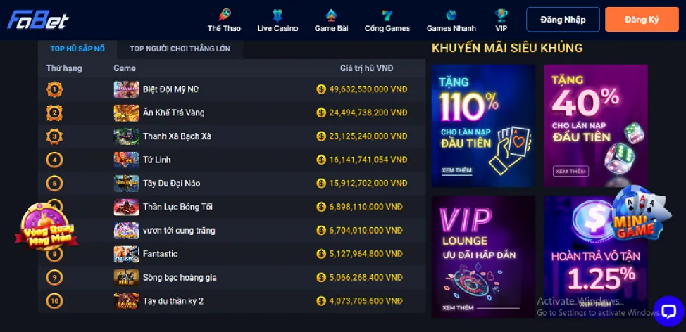 Khuyến mãi nạp lại hàng ngày 888bet App